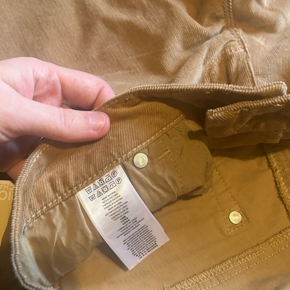 NWT Michael Kors Women’s Corduroy Dark Camel Pants Cotton Spandex Stretch Size 8 - Picture 7 of 8
